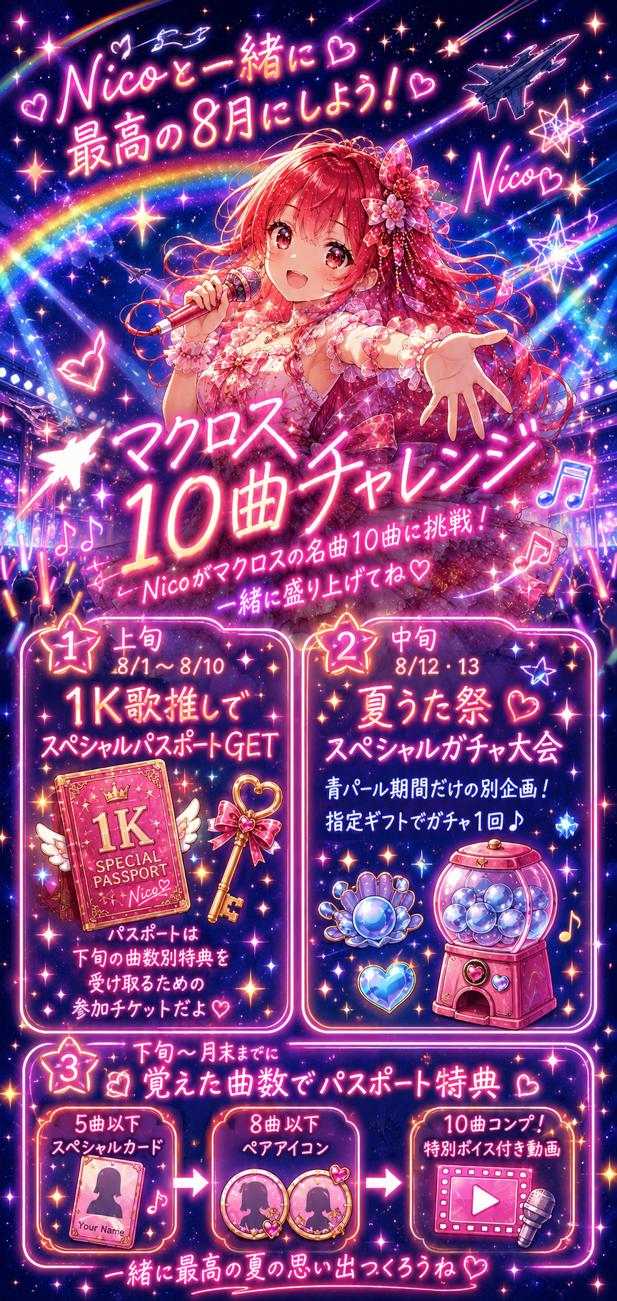Nicoと一緒に最高の8月にしよう 2026 Summer Event 全体像
