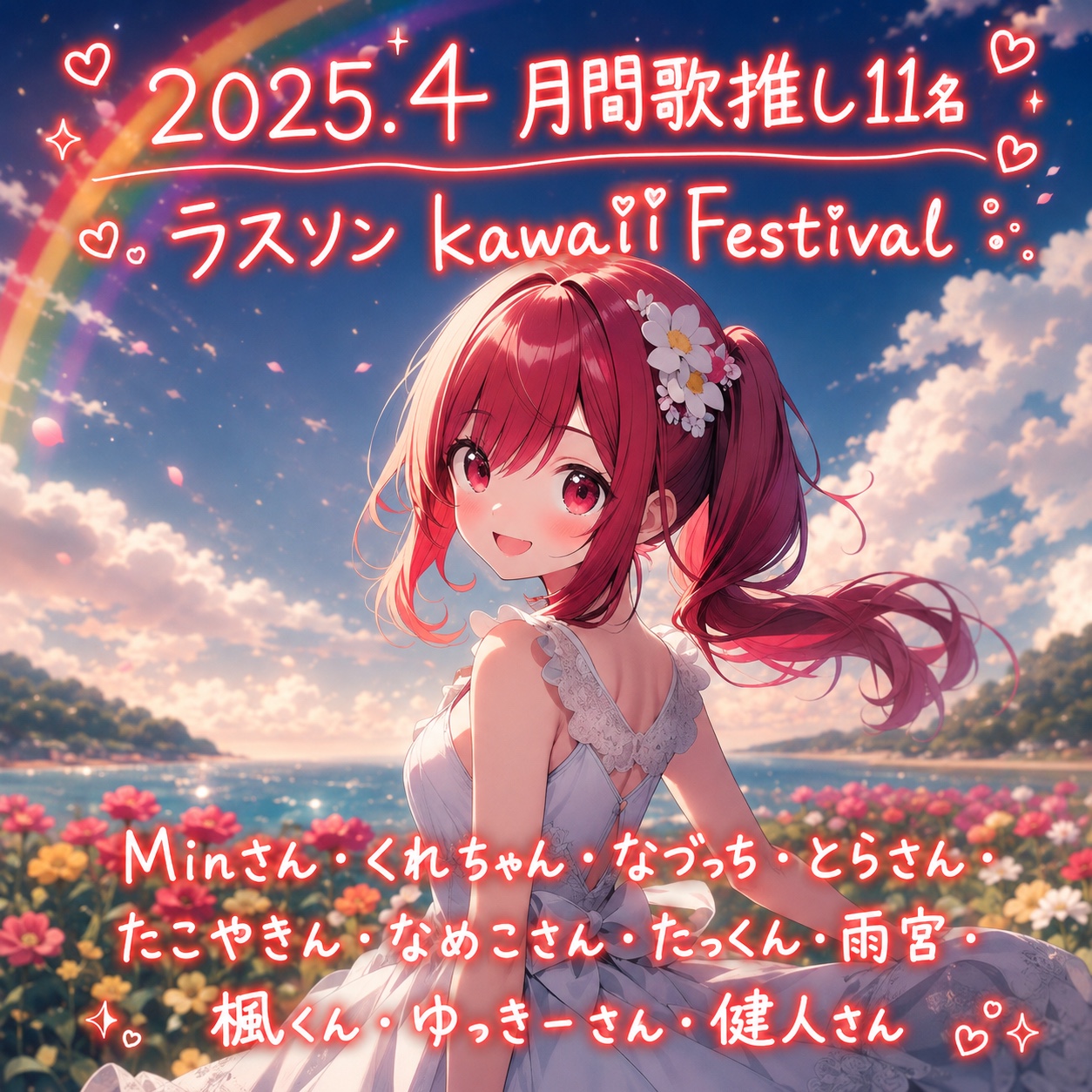 2025年4月 月間歌推し11名ありがとう