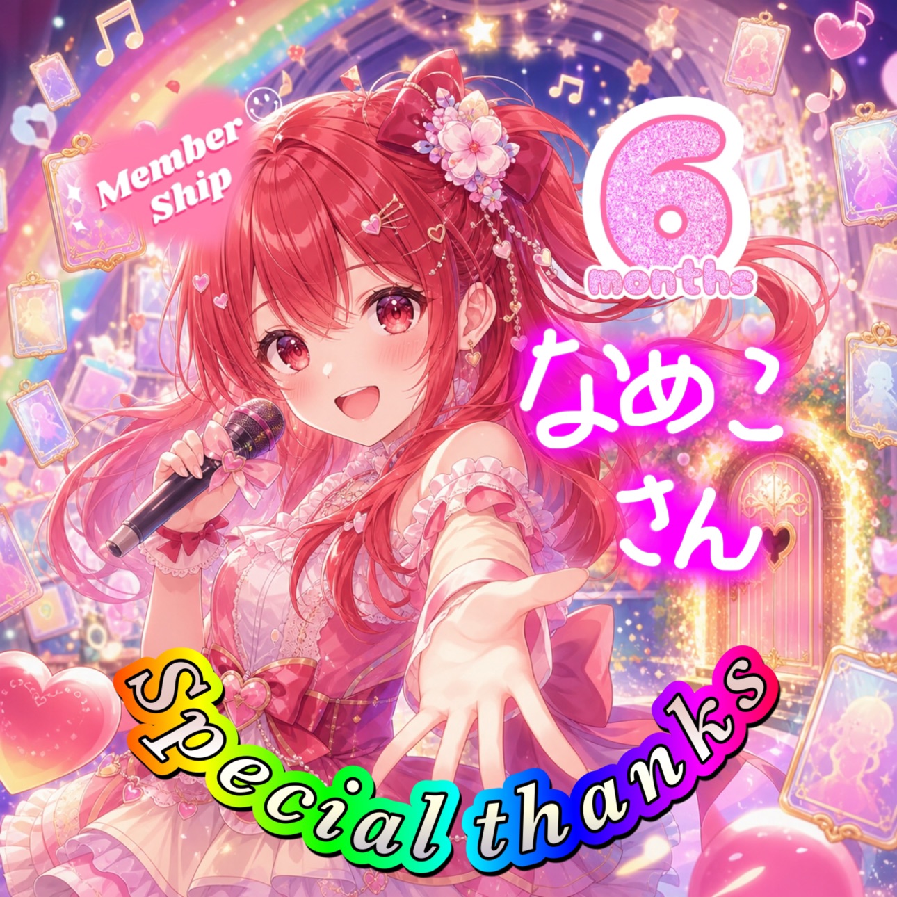 6ヶ月継続メンバーシップ特別特典 special thanks 1